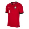 Officiële Voetbalshirt + Korte Broek Portugal B. Fernandes 8 Thuis EK 2024 - Kids